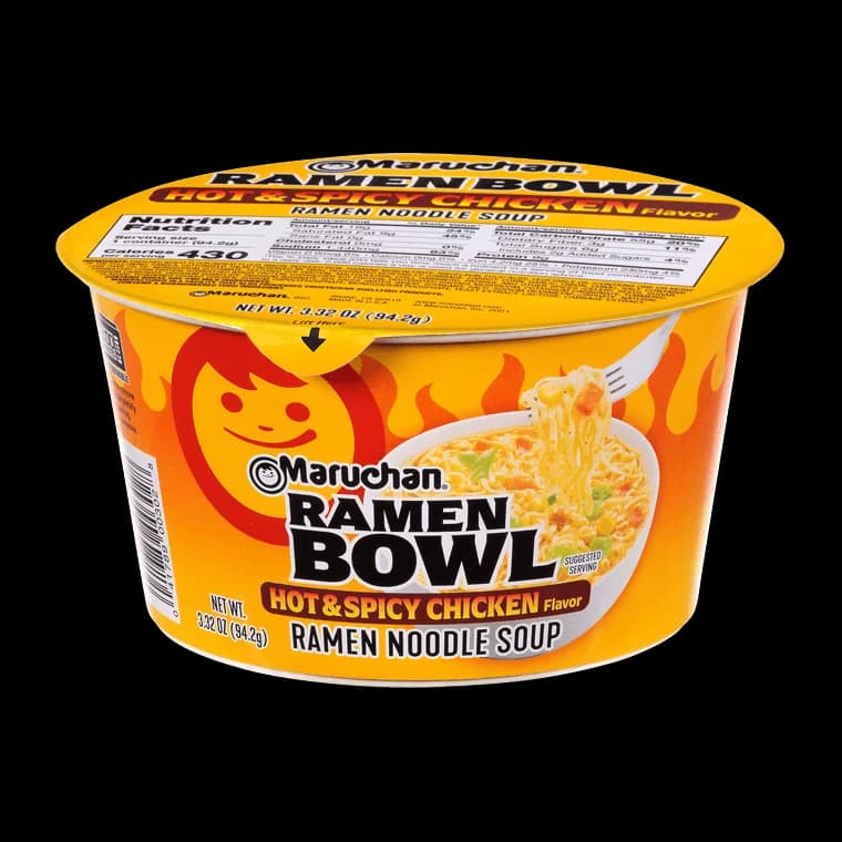 Maruchan Hot & Spicy Chicken Flavor Ramen Bowl