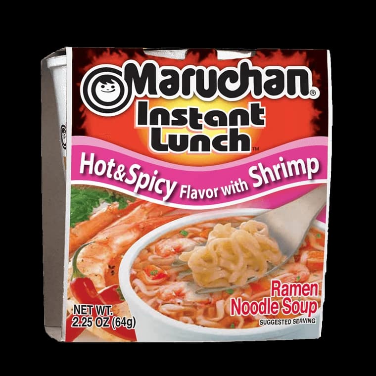 Maruchan Instant Lunch Hot & Spicy Flavor with Shrimp Ramen Cup