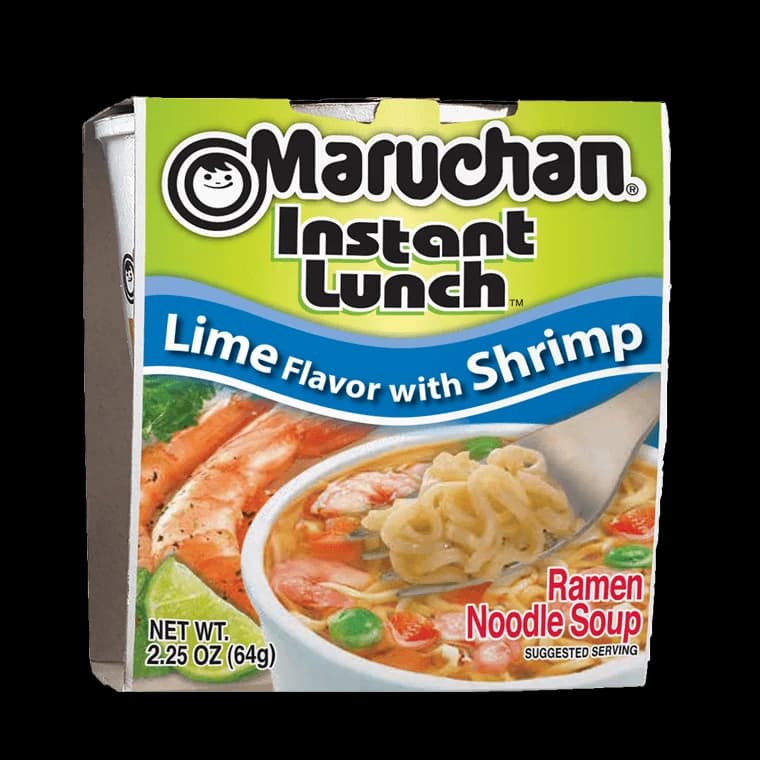 Maruchan Instant Lunch Lime Flavor with Shrimp Ramen Cup
