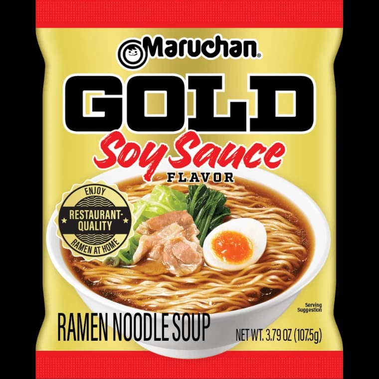 Maruchan GOLD Soy Sauce Updated Packaging