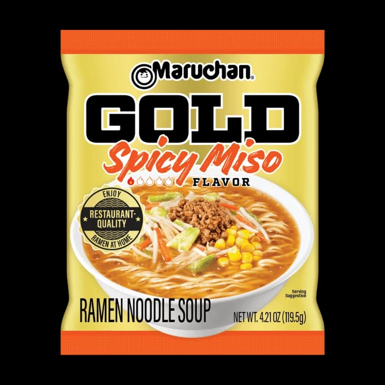 Maruchan GOLD Spicy Miso Updated Packaging