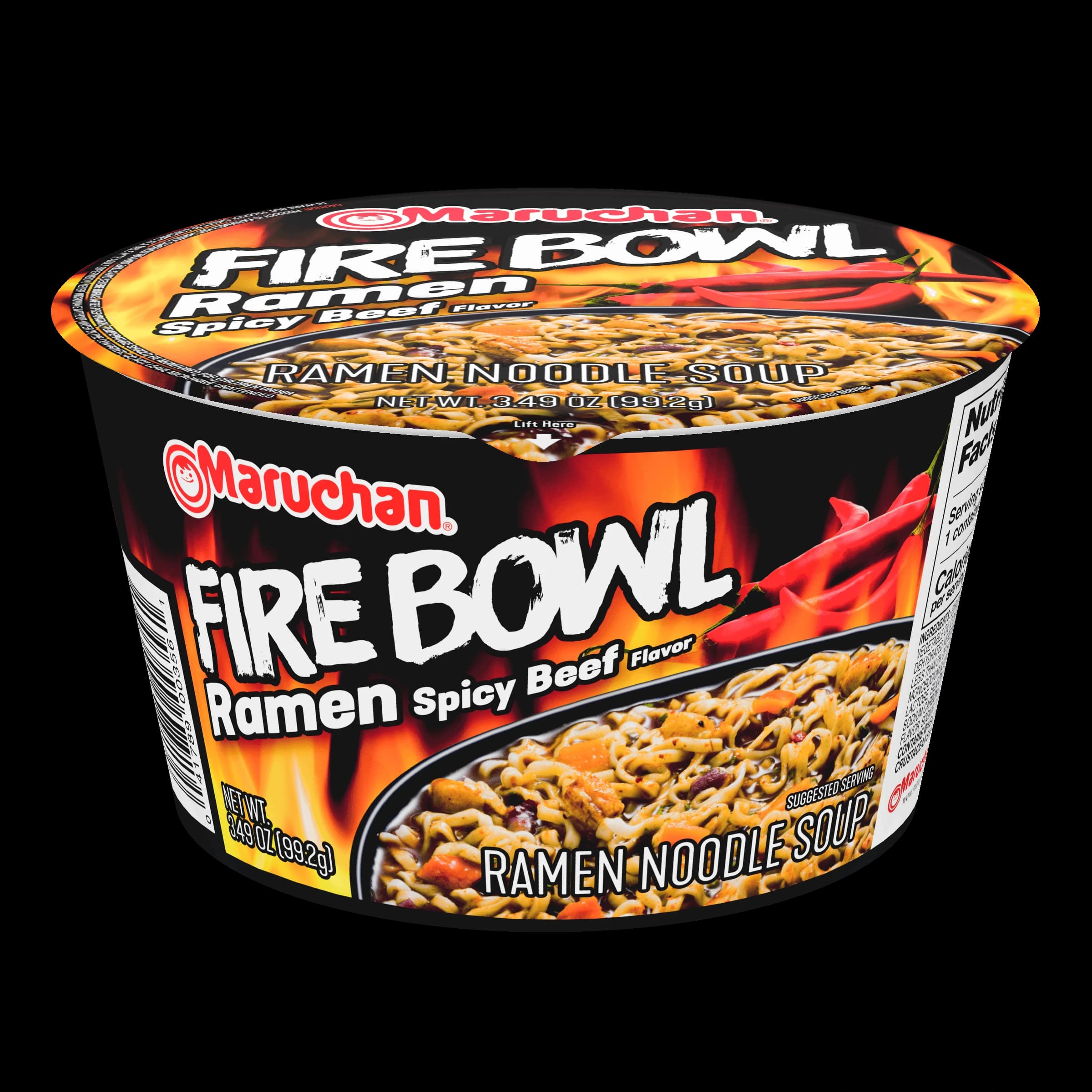 Maruchan Packaging Render FIRE Bowl Updated