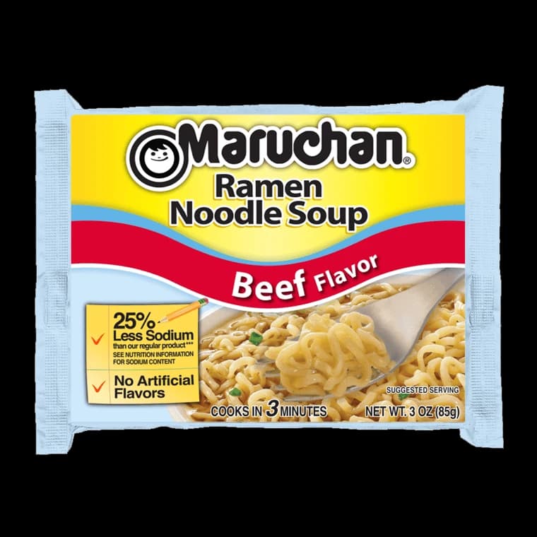 Maruchan Low Sodium Beef Flavor Ramen Packet
